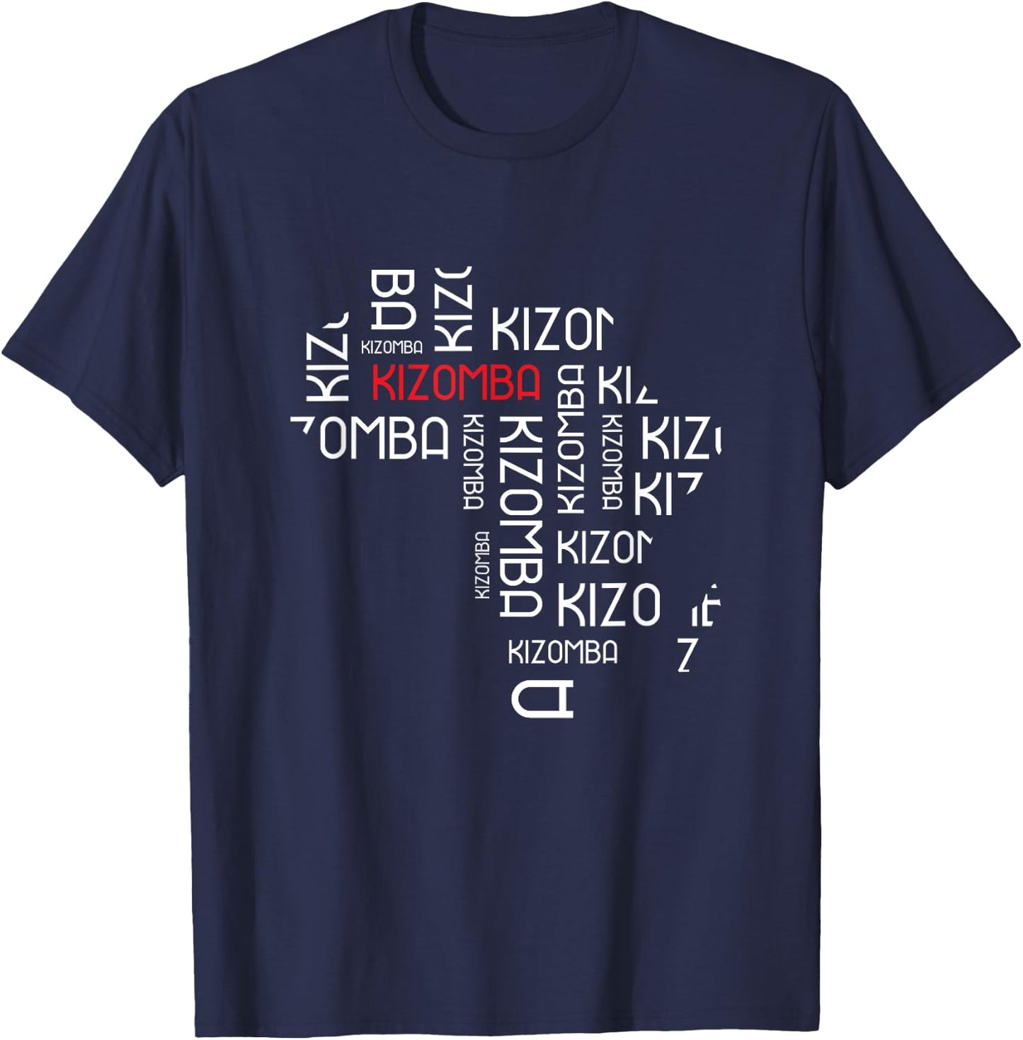Kizomba Africa Dance Lover Beautiful Cute Funny T-Shirt - T-Shirt | Navy