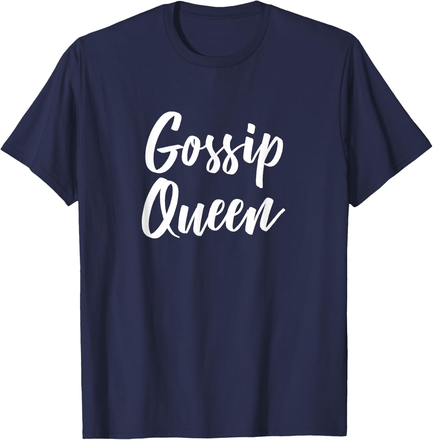 Gossip Queen T-Shirt - T-Shirt | Navy