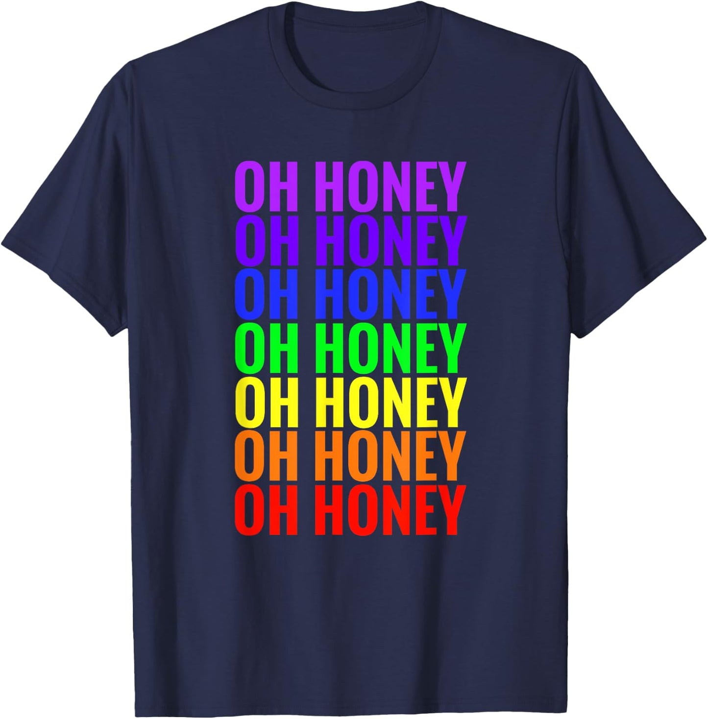 Trixie Oh Honey Rainbow T-Shirt - T-Shirt | Navy