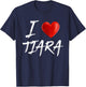 I Love Heart TIARA Family Name T Shirt T-Shirt - T-Shirt | Navy