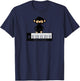 Cute Funny Monkey Ninja Piano Player Keyboard Keys T-Shirt - T-Shirt | Navy