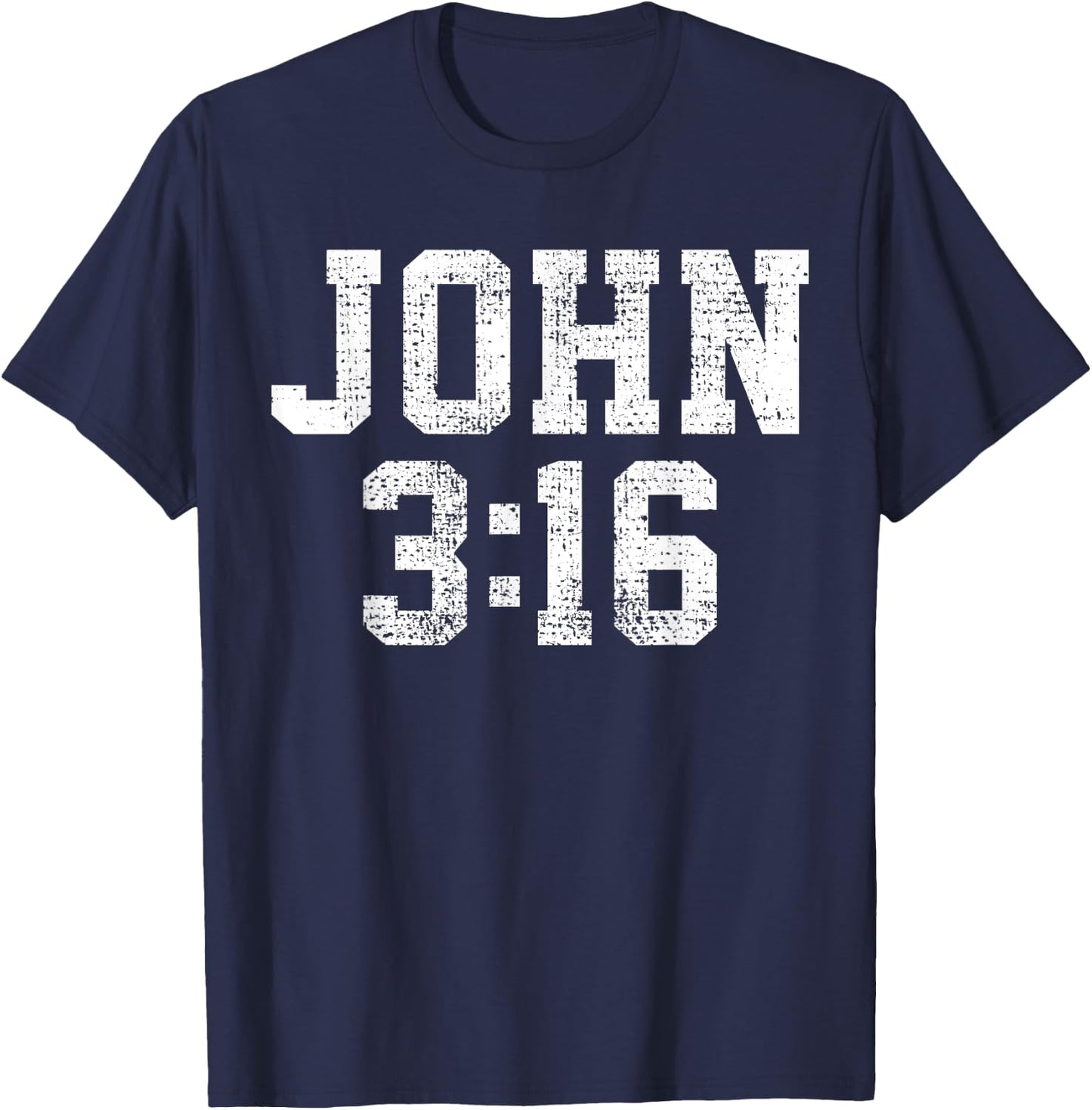 Catholic John Vintage T-Shirt - T-Shirt | Navy