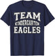 Team Kindergarten Grade Eagles Student Back To School T-Shirt - T-Shirt | Navy