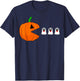 Halloween Gamer Pumpkin Eating Ghost Costume Men Boys Kids T-Shirt - T-Shirt | Navy
