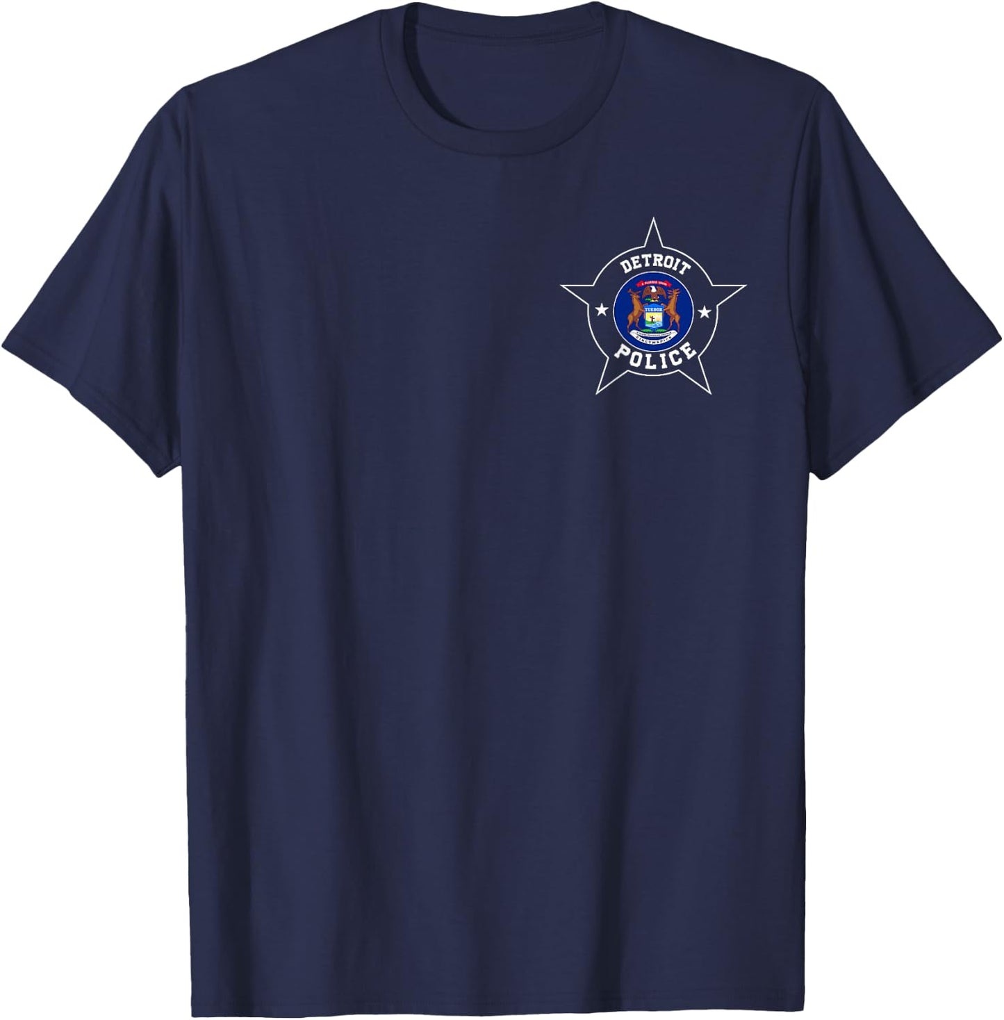 Detroit Police T Shirt - DPD T-Shirt - T-Shirt | Navy