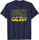 Boyfriend Gifts "Best Boyfriend in the Galaxy" Men Shirt T-Shirt - T-Shirt | Navy