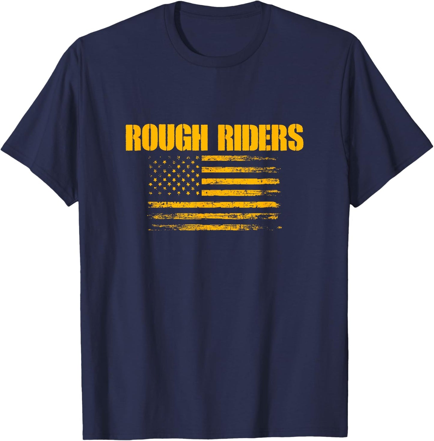 Pima Rough Riders USA Flag Pride T-Shirt - T-Shirt | Navy