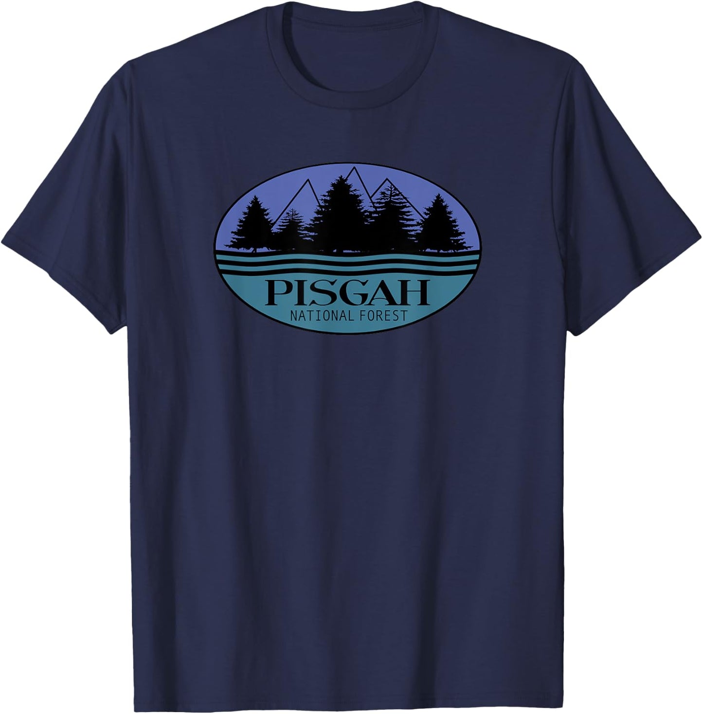 PISGAH National Forest North Carolina Souvenirs T-Shirt - T-Shirt | Navy
