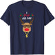 I Sleigh All day Christmas Humor T-Shirt - T-Shirt | Navy