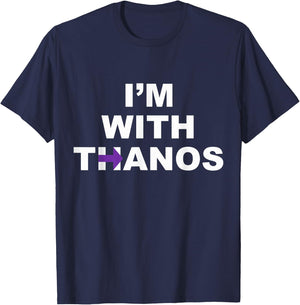 I'm with Thanos T-Shirt - T-Shirt | Navy