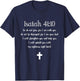 Isaiah 41:10 Bible Verse Scripture Christian T-Shirt - T-Shirt | Navy