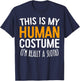 This Is My Human Costume I'm Really A Sloth T-Shirt - T-Shirt | Navy
