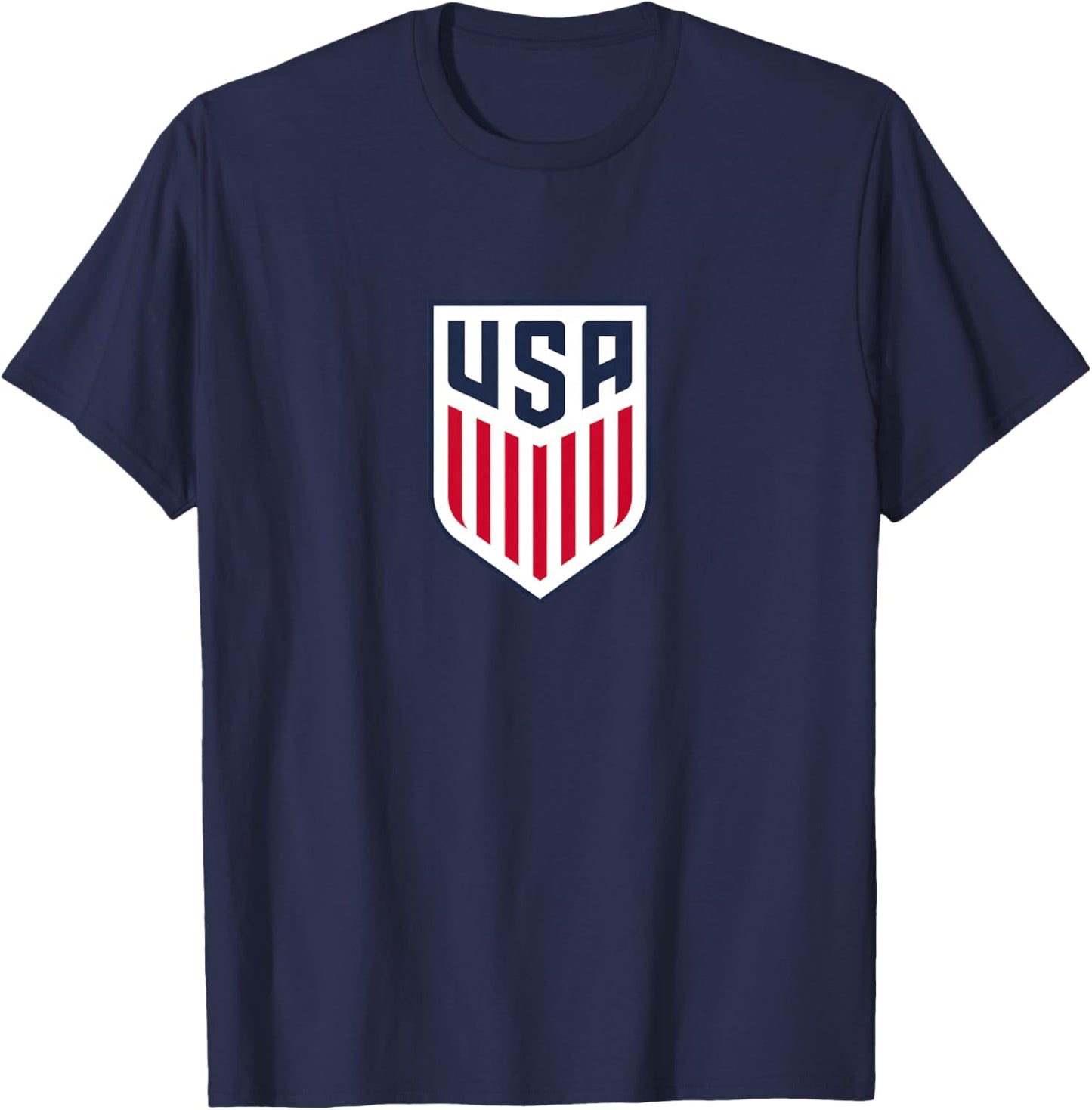 Kids Officially Licensed US Men's National Team USMNT Gear, Crest T-Shirt - T-Shirt | Navy