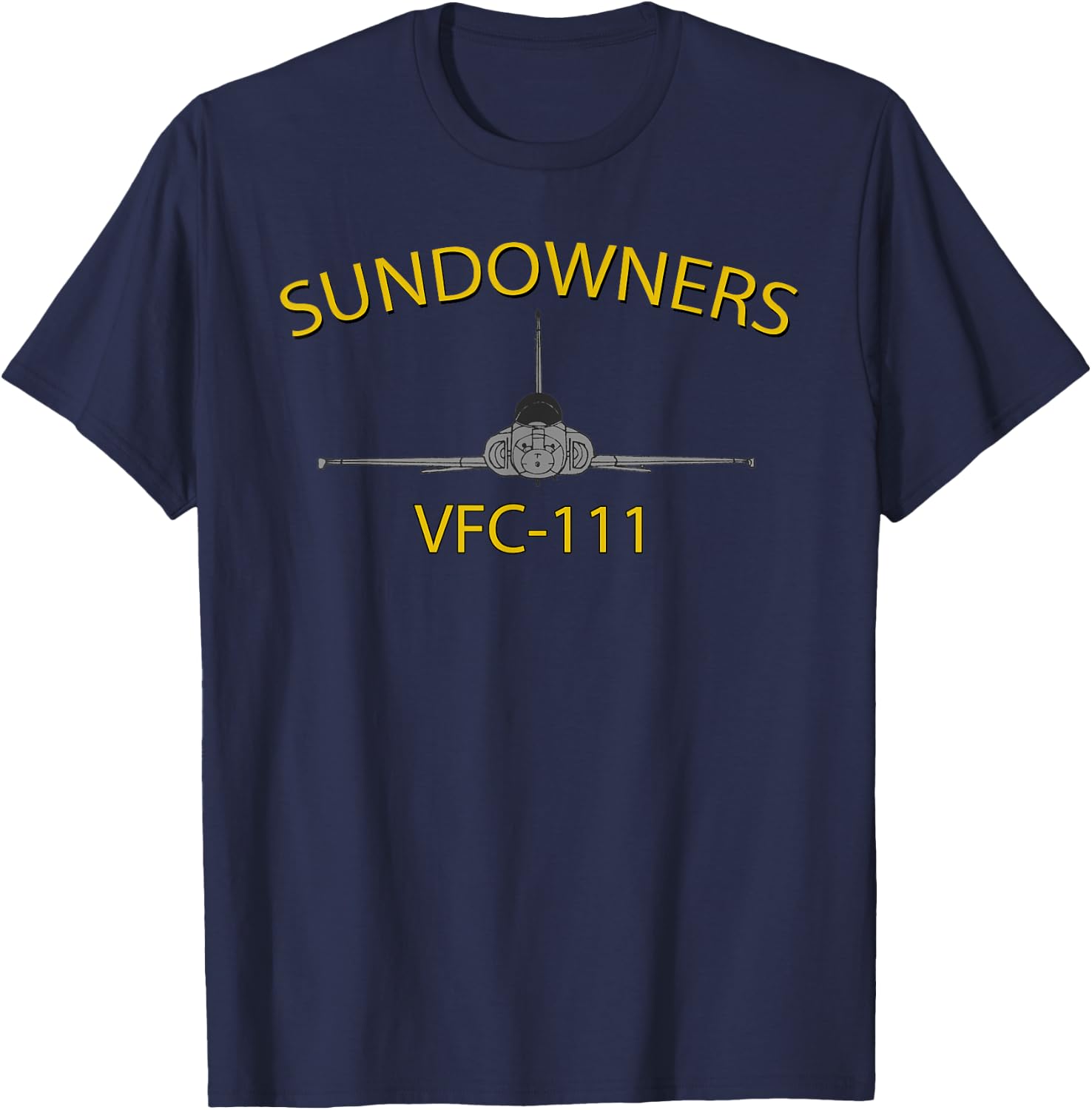 VFC-111 "Sundowners" F-5 Tiger II Adversary Squadron T-Shirt - T-Shirt | Navy