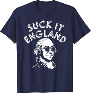 4th Of July Sck It England T-Shirt - T-Shirt | Navy