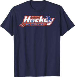 Edmonton Oilers Hockey Royal Officially Licensed T-Shirt - T-Shirt | Navy