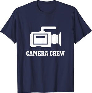 Camera Crew Shirt Cool Cameraman Shirt Cameraman Shirt T-Shirt - T-Shirt | Navy