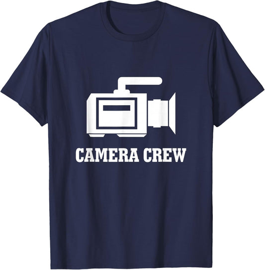 Camera Crew Shirt Cool Cameraman Shirt Cameraman Shirt T-Shirt - T-Shirt | Navy