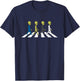UFO Extraterrestrial Crossing Alien T-Shirt - T-Shirt | Navy