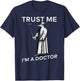 Funny Doctor Plague Doctor Black Plague Black Death Macabre T-Shirt - T-Shirt | Navy