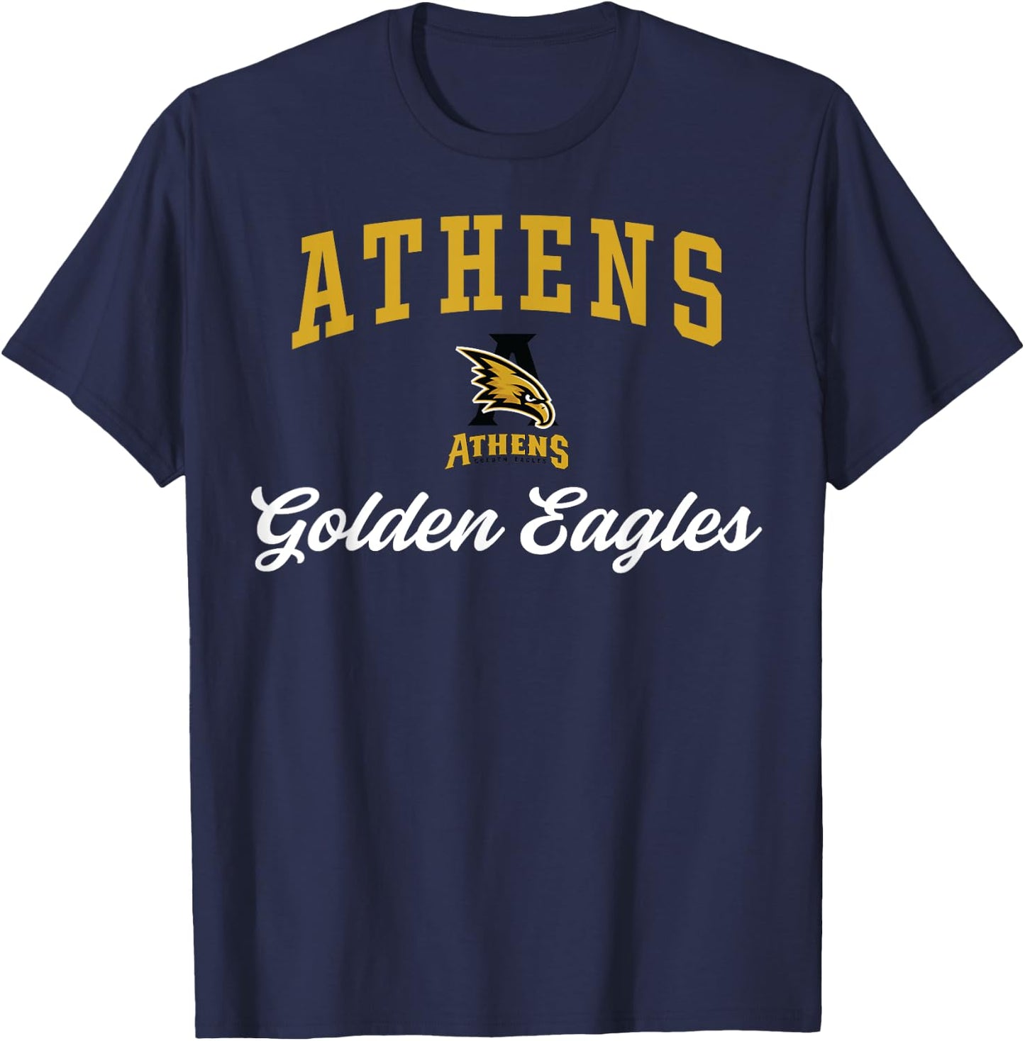 Athens High School Golden Eagles C3 T-Shirt - T-Shirt | Navy