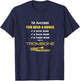 Funny Trombone Player Sarcasm Musician Music Humor Joke T-Shirt - T-Shirt | Navy