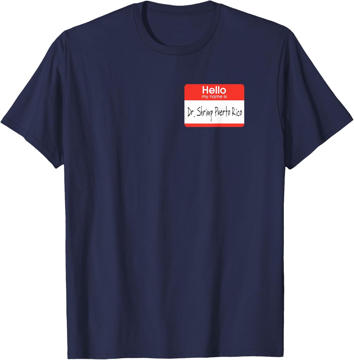 Dr. Shrimp Puerto Rico Jokers Shirt T-Shirt - T-Shirt | Navy