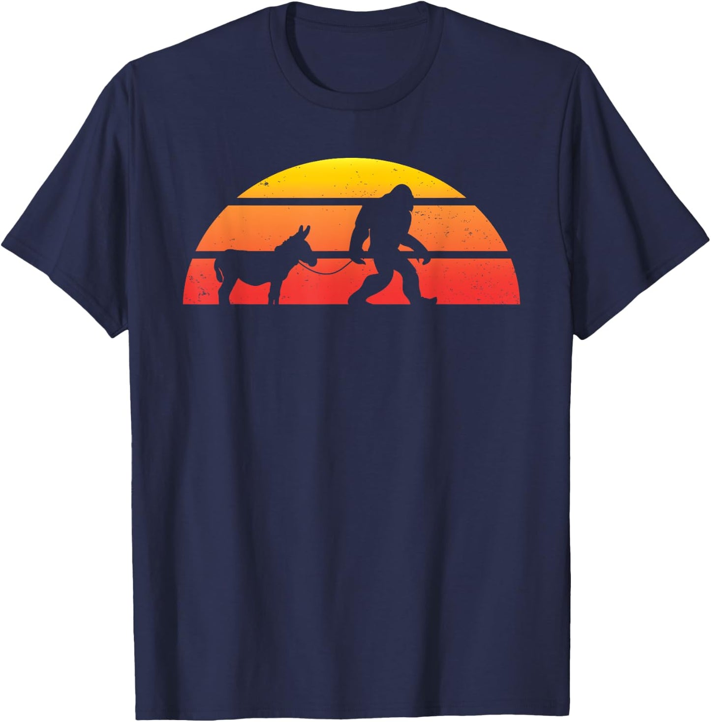 Bigfoot Donkey Outfit Clothes Stuff Lover Sasquatch Gift Men T-Shirt - T-Shirt | Navy