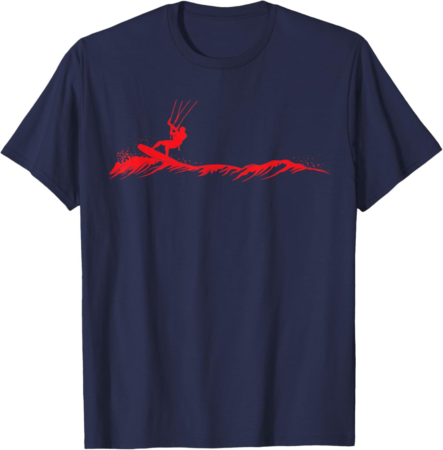 Kiteboard Piloting Kiteboarder Kitesurfing Sailing Kitesurf T-Shirt - T-Shirt | Navy