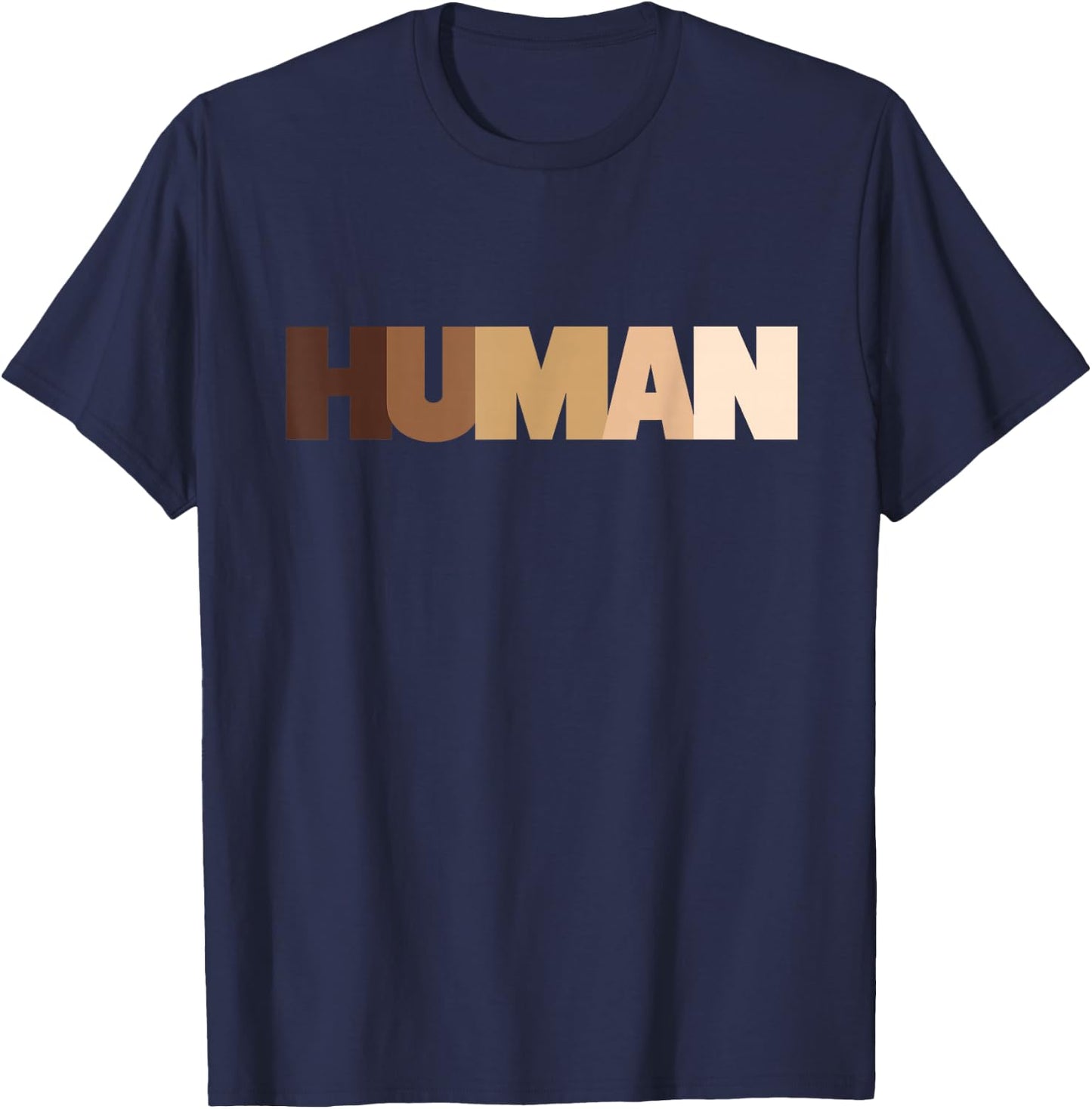 Human Anti-Racist T-Shirt - T-Shirt | Navy