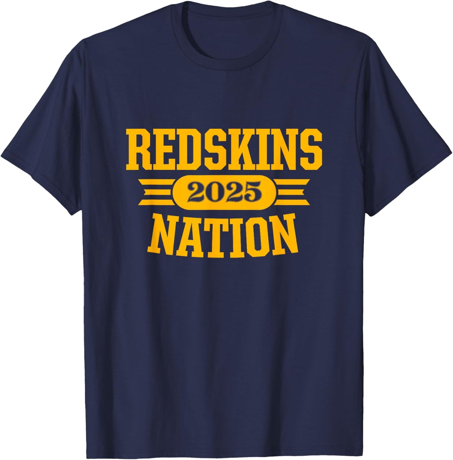 Indian Creek Redskins Official High School Gear -Adults & Kids Black Small Modern Short Sleeve T-Shirt - T-Shirt | Navy