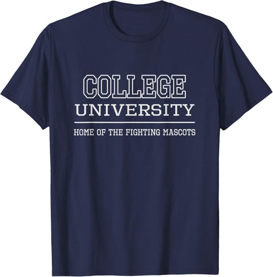 College University Fun Generic Education T-Shirt - T-Shirt | Navy