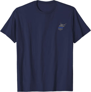 West Virginia Police, Law Enforcement Thin Blue Line Shirt T-Shirt - T-Shirt | Navy