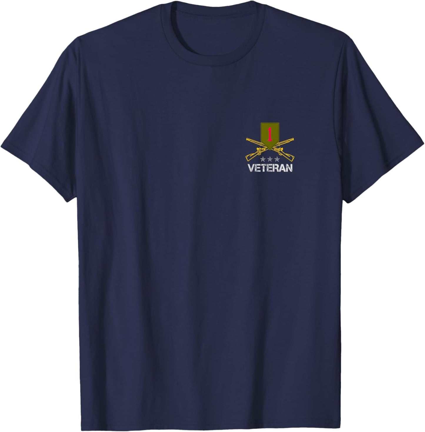 Military Veterans Day 1st Infantry Division Shirt T-Shirt - T-Shirt | Navy