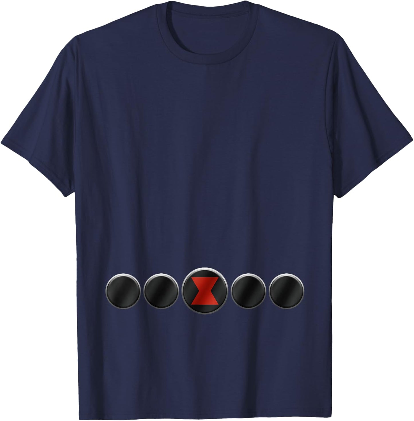 Marvel Black Widow Natasha Romanoff Belt Costume T-Shirt - T-Shirt | Navy