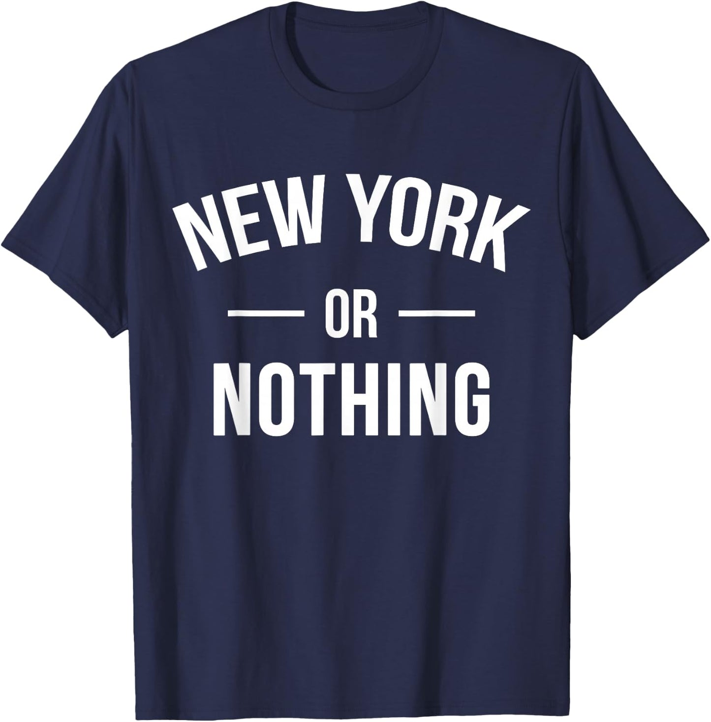 New York Or Nothing US City T-Shirt - T-Shirt | Navy