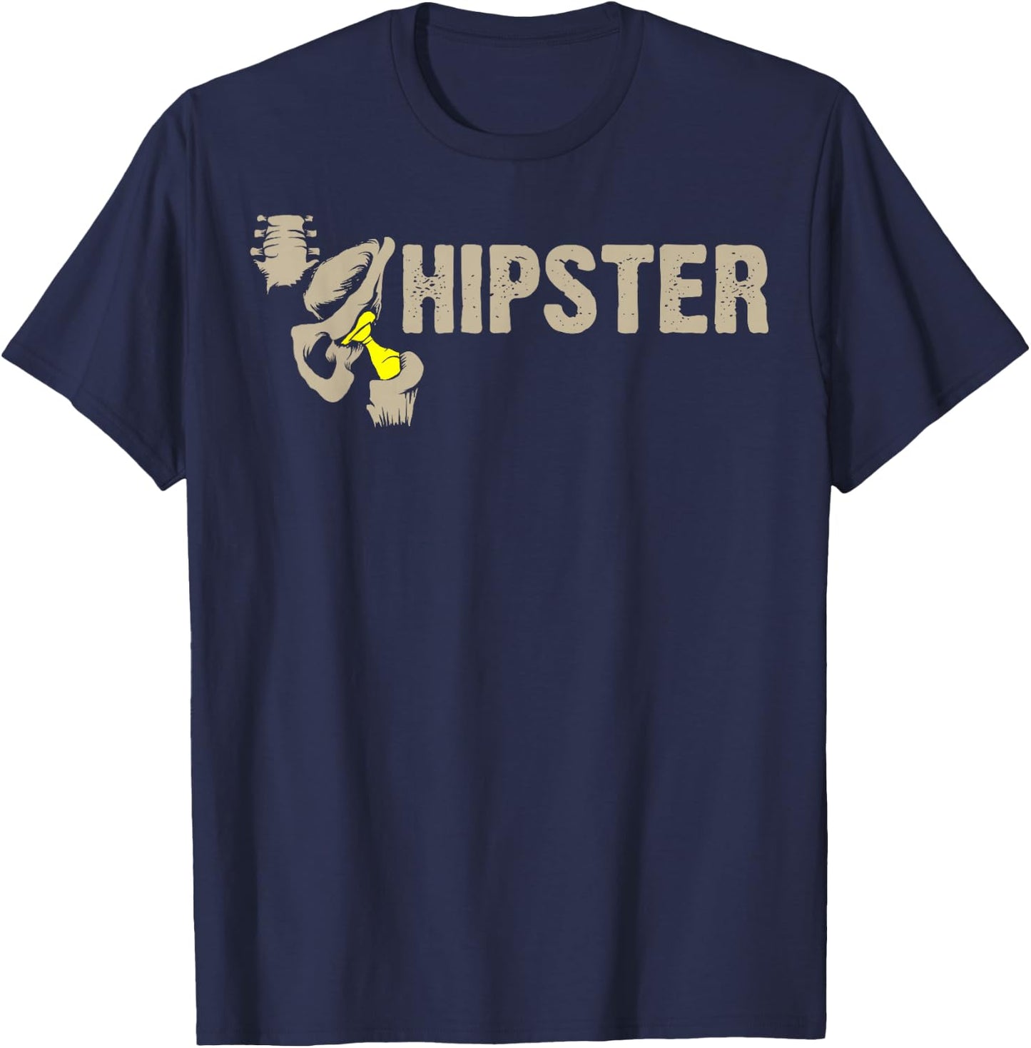 Hipster Shirt | Cute Orthopaedic Surgery Gift T-Shirt - T-Shirt | Navy