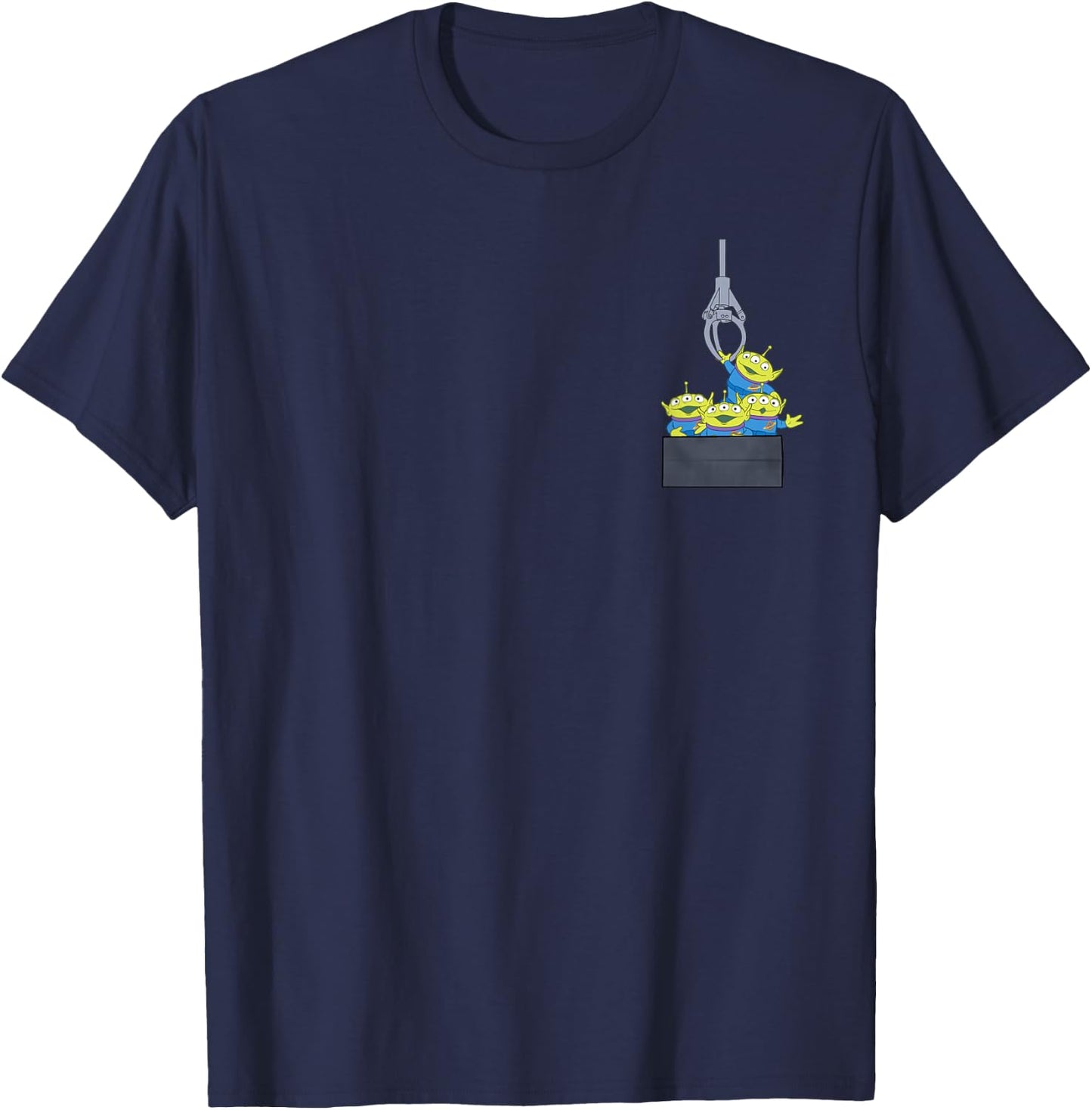 Disney Pixar Toy Story Aliens Claw Machine Pocket T-Shirt - T-Shirt | Navy