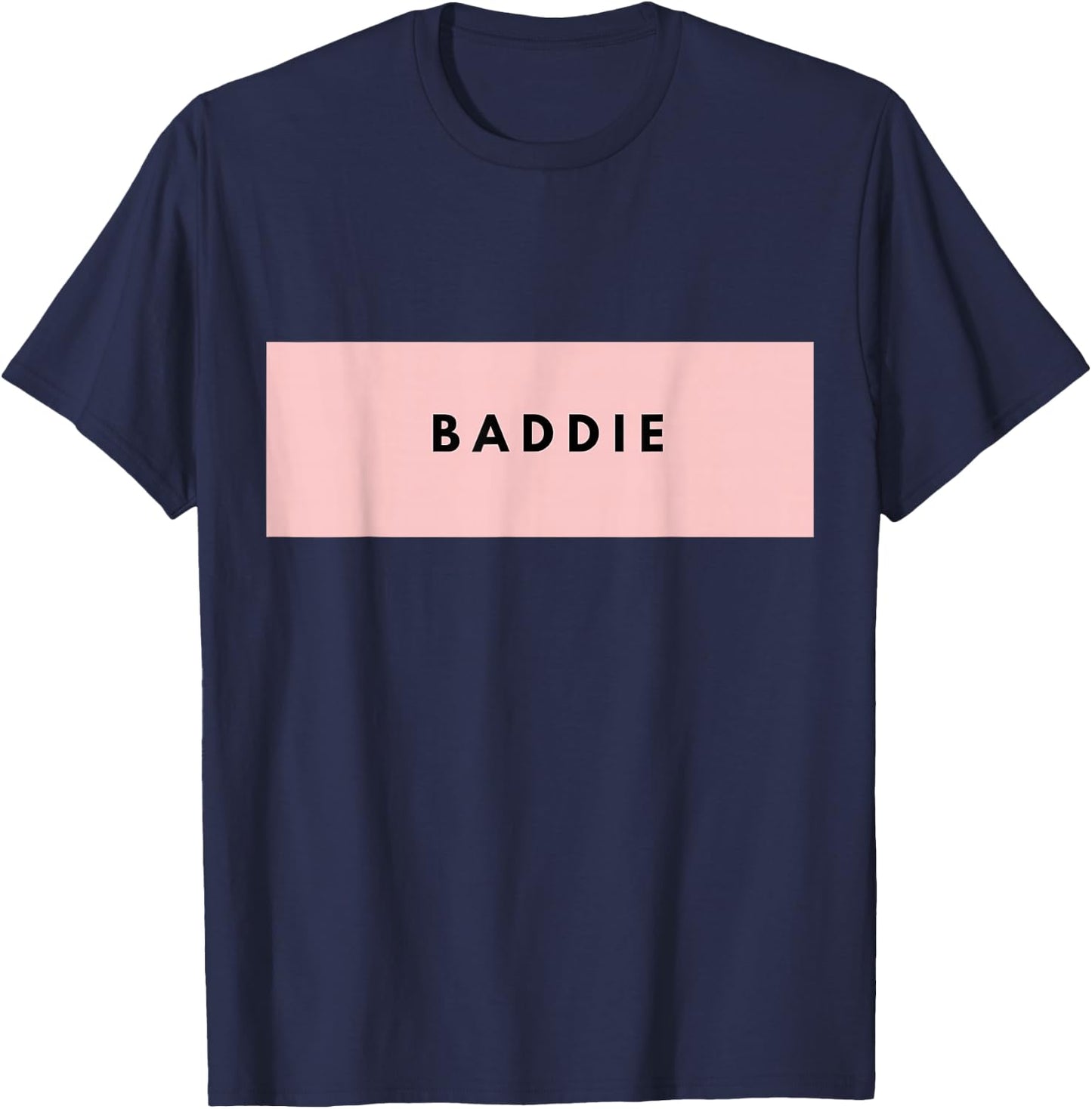 BADDIE Aesthetic | Gift Shirt T-Shirt - T-Shirt | Navy
