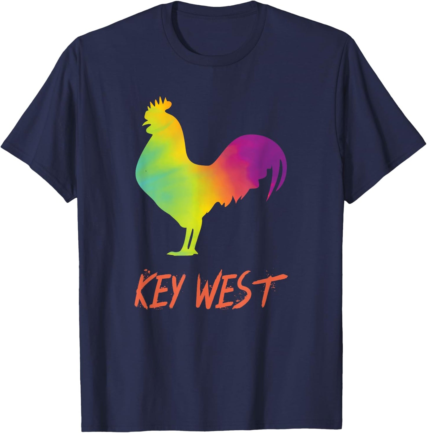Key West Rooster T-Shirt - T-Shirt | Navy