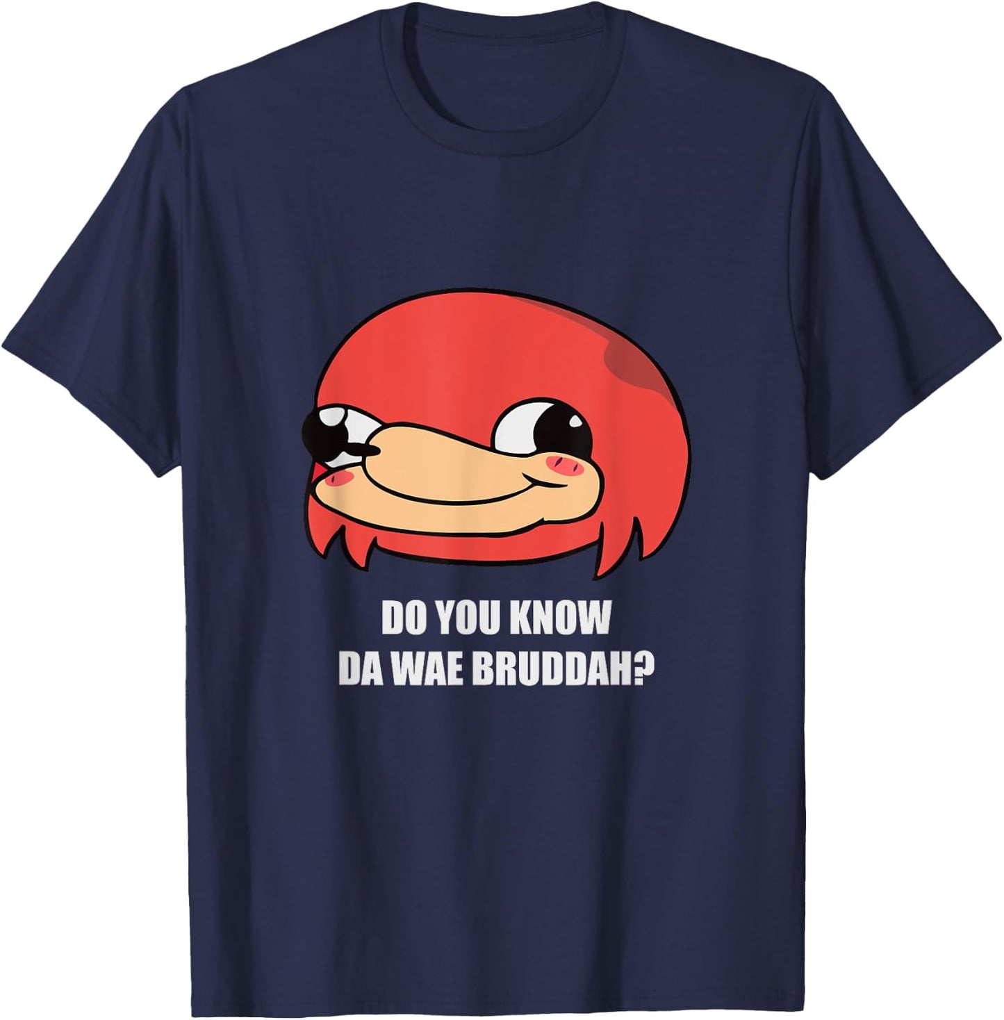 Ugandan Warrior Shirt Vr Know Da Wae Bruddah Funny Meme Men T-Shirt - T-Shirt | Navy