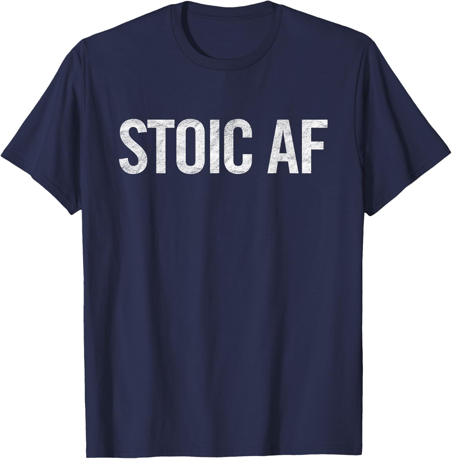 Stoic AF T-Shirt - T-Shirt | Navy