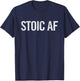Stoic AF T-Shirt - T-Shirt | Navy