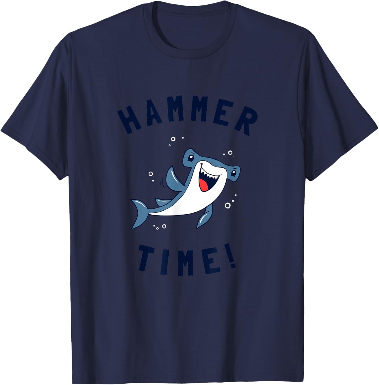 Hammer Time - Hammerhead Shark Funny Pun T-Shirt - T-Shirt | Navy