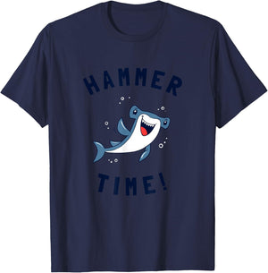 Hammer Time - Hammerhead Shark Funny Pun T-Shirt - T-Shirt | Navy