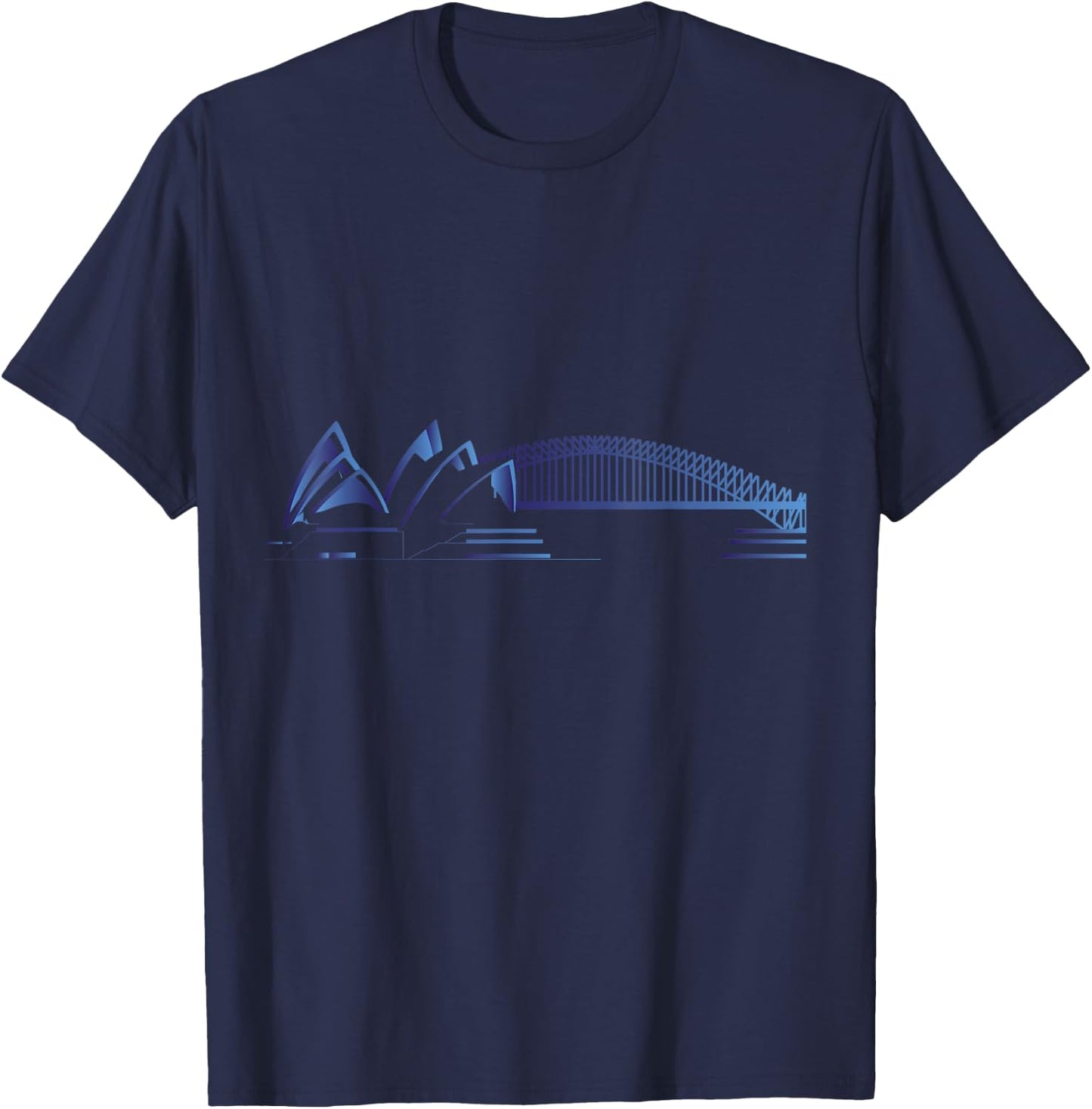 Sydney Skyline Australia Souvenir Gift T-Shirt - T-Shirt | Navy