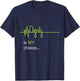Dignity is MY Choice Green Life Heartbeat & Death Flatline T-Shirt - T-Shirt | Navy