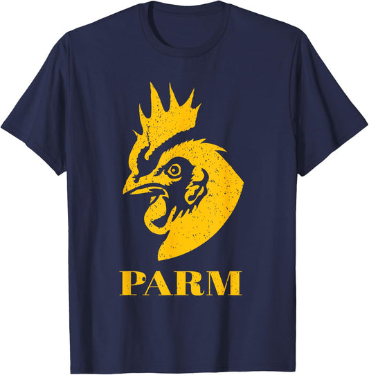 Chicken Parm Meat Lovers Funny Farm Gifts Carnivore T-Shirt - T-Shirt | Navy