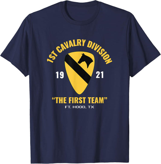 1st Cavalry Scouts The First Team T Shirt T-Shirt - T-Shirt | Navy