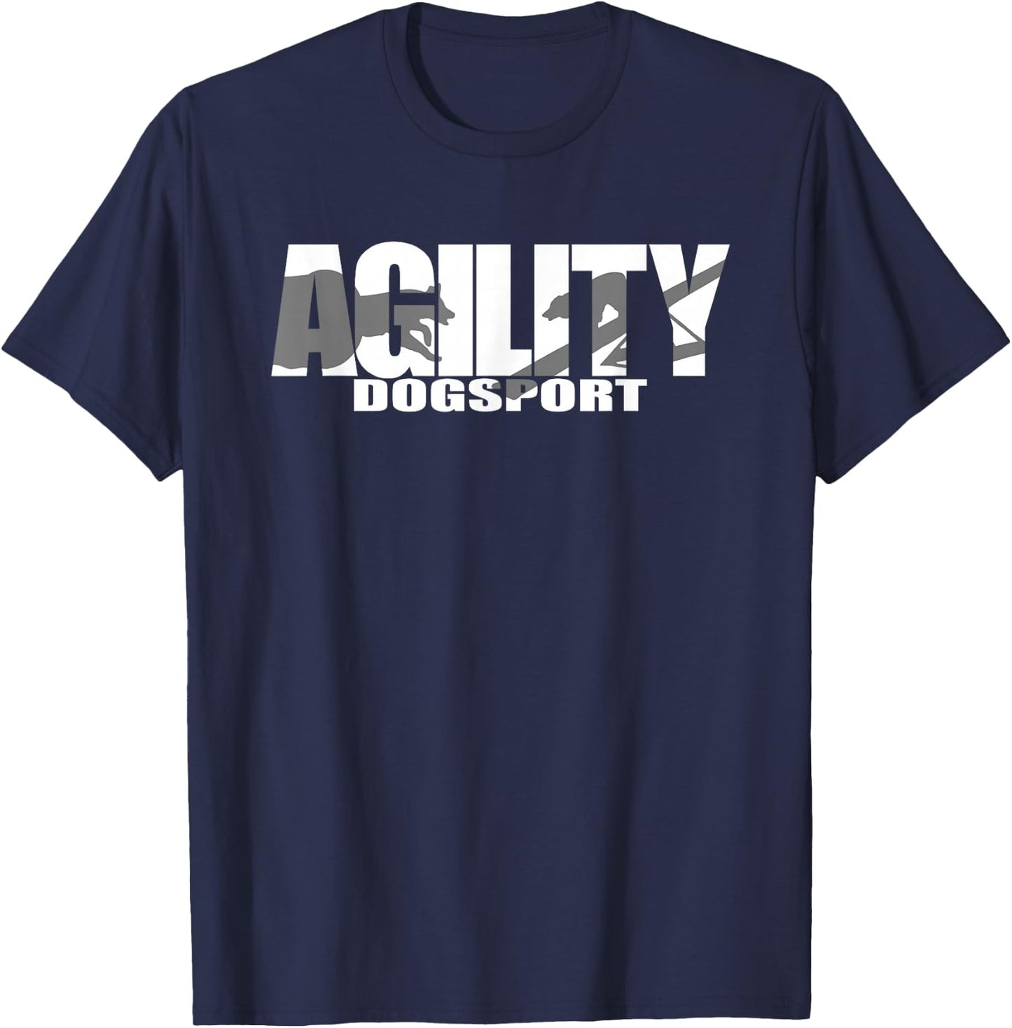 AGILITY dog sport dogsport gift Shirt T-Shirt - T-Shirt | Navy